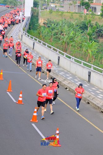 Race photo from CISANGKAN KBP CITY RUN 2025