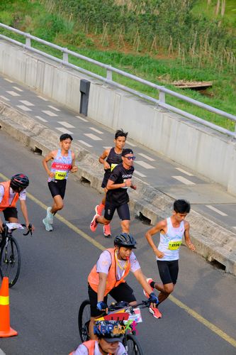 Race photo from CISANGKAN KBP CITY RUN 2025