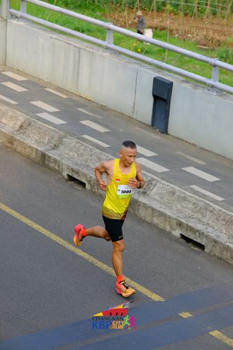 Race photo from CISANGKAN KBP CITY RUN 2025