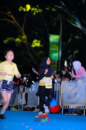 Race photo from CISANGKAN KBP CITY RUN 2025