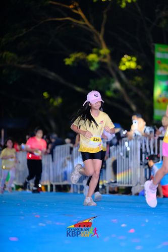 Race photo from CISANGKAN KBP CITY RUN 2025