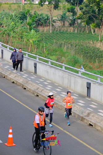 Race photo from CISANGKAN KBP CITY RUN 2025
