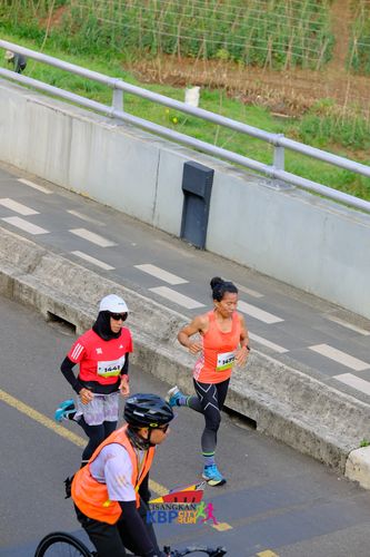 Race photo from CISANGKAN KBP CITY RUN 2025
