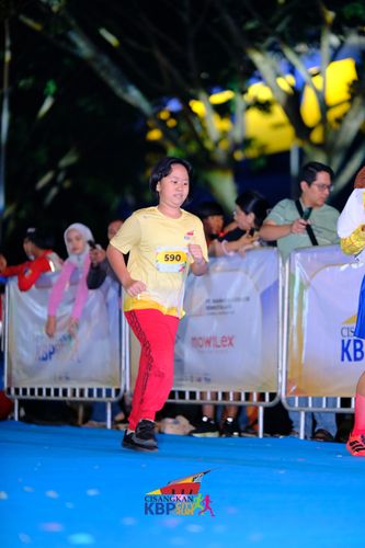 Race photo from CISANGKAN KBP CITY RUN 2025