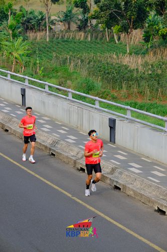 Race photo from CISANGKAN KBP CITY RUN 2025