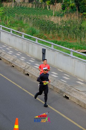 Race photo from CISANGKAN KBP CITY RUN 2025