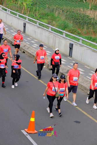 Race photo from CISANGKAN KBP CITY RUN 2025