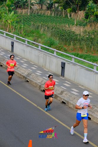 Race photo from CISANGKAN KBP CITY RUN 2025
