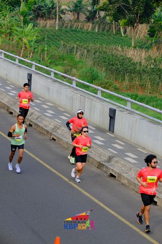 Race photo from CISANGKAN KBP CITY RUN 2025