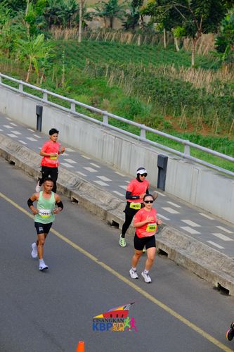 Race photo from CISANGKAN KBP CITY RUN 2025