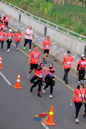 Race photo from CISANGKAN KBP CITY RUN 2025