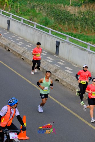 Race photo from CISANGKAN KBP CITY RUN 2025