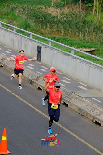 Race photo from CISANGKAN KBP CITY RUN 2025