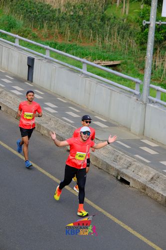 Race photo from CISANGKAN KBP CITY RUN 2025