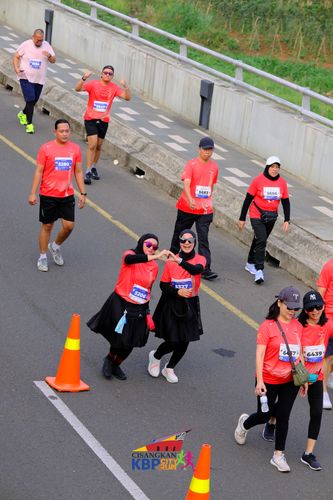 Race photo from CISANGKAN KBP CITY RUN 2025