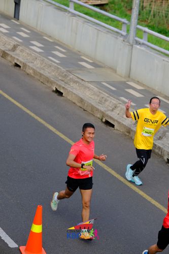 Race photo from CISANGKAN KBP CITY RUN 2025