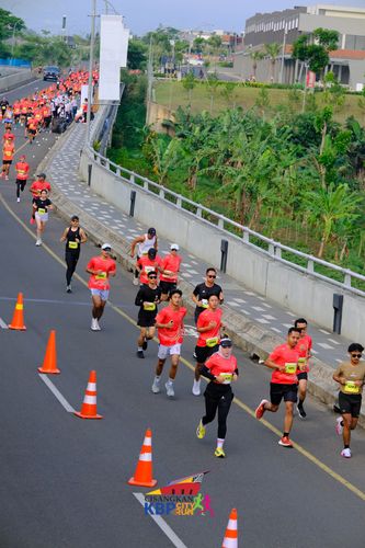 Race photo from CISANGKAN KBP CITY RUN 2025