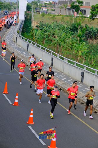 Race photo from CISANGKAN KBP CITY RUN 2025