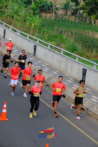 Race photo from CISANGKAN KBP CITY RUN 2025