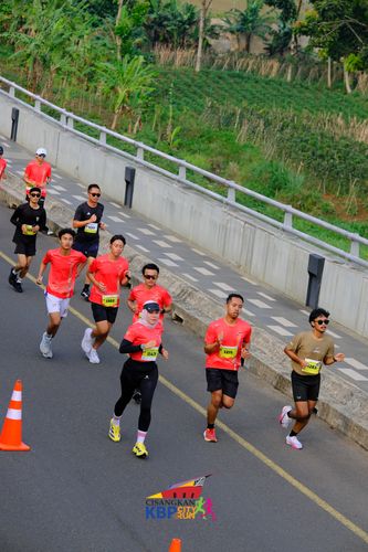 Race photo from CISANGKAN KBP CITY RUN 2025