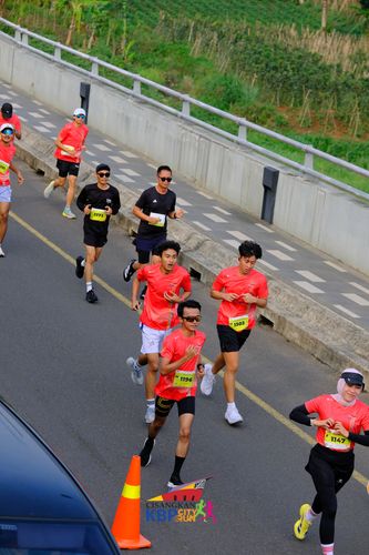 Race photo from CISANGKAN KBP CITY RUN 2025