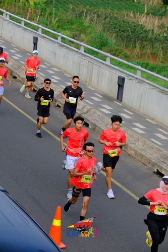 Race photo from CISANGKAN KBP CITY RUN 2025