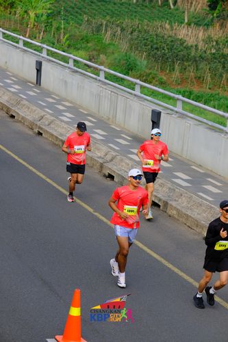 Race photo from CISANGKAN KBP CITY RUN 2025