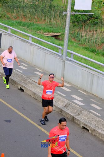 Race photo from CISANGKAN KBP CITY RUN 2025