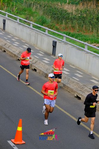 Race photo from CISANGKAN KBP CITY RUN 2025