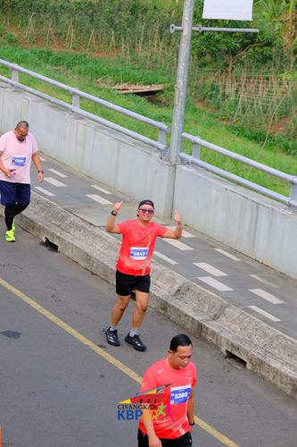 Race photo from CISANGKAN KBP CITY RUN 2025