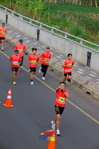 Race photo from CISANGKAN KBP CITY RUN 2025
