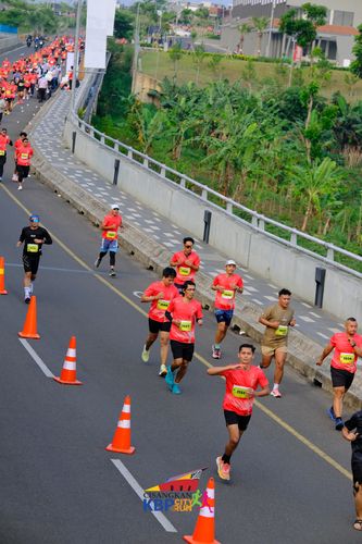 Race photo from CISANGKAN KBP CITY RUN 2025