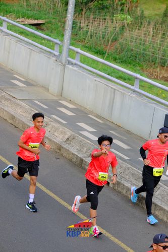 Race photo from CISANGKAN KBP CITY RUN 2025