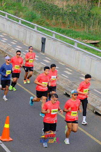 Race photo from CISANGKAN KBP CITY RUN 2025