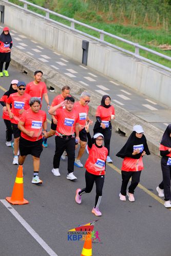 Race photo from CISANGKAN KBP CITY RUN 2025