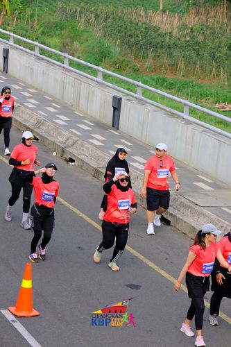 Race photo from CISANGKAN KBP CITY RUN 2025