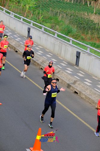 Race photo from CISANGKAN KBP CITY RUN 2025