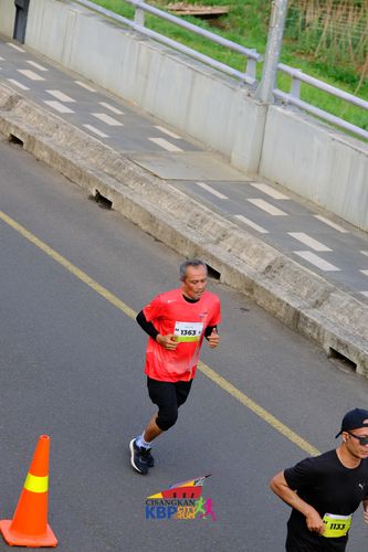 Race photo from CISANGKAN KBP CITY RUN 2025