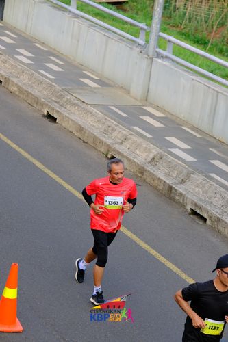 Race photo from CISANGKAN KBP CITY RUN 2025