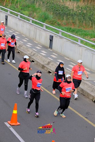 Race photo from CISANGKAN KBP CITY RUN 2025