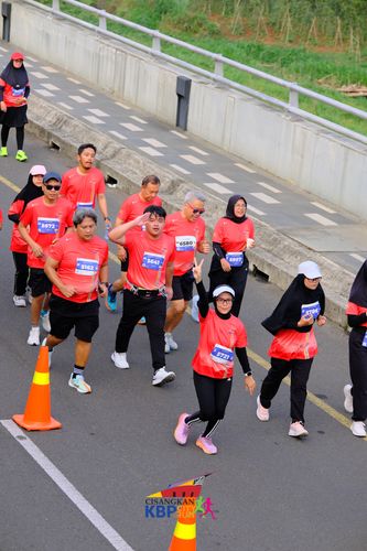 Race photo from CISANGKAN KBP CITY RUN 2025