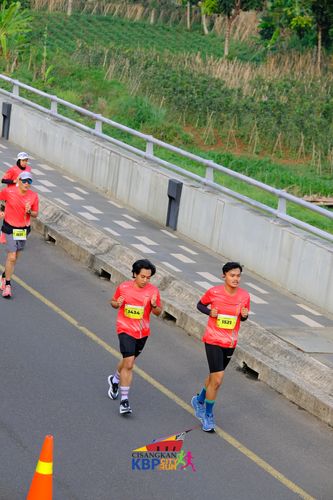 Race photo from CISANGKAN KBP CITY RUN 2025