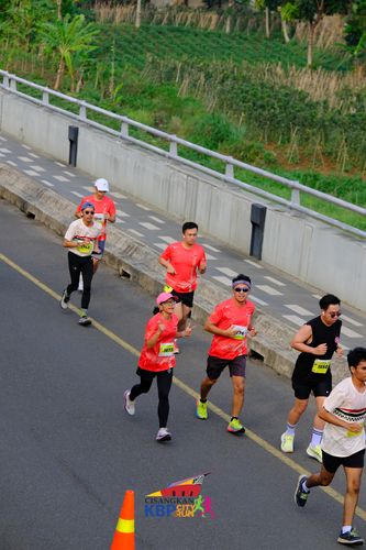 Race photo from CISANGKAN KBP CITY RUN 2025