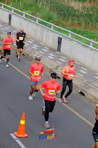 Race photo from CISANGKAN KBP CITY RUN 2025