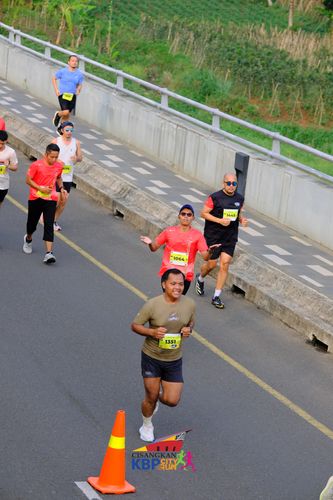 Race photo from CISANGKAN KBP CITY RUN 2025