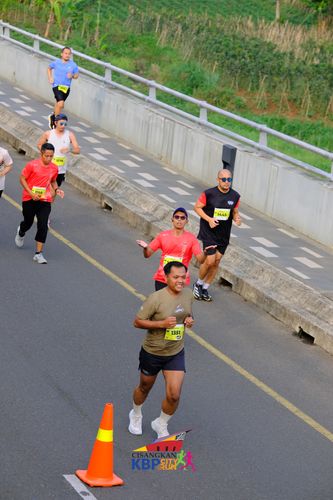 Race photo from CISANGKAN KBP CITY RUN 2025