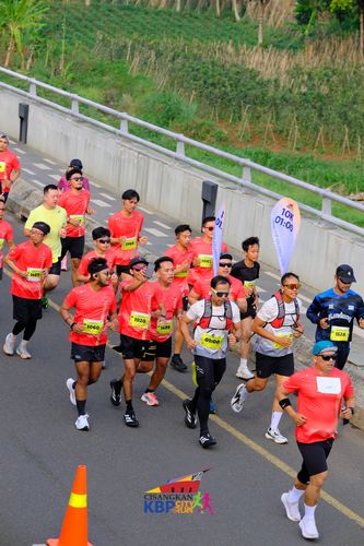 Race photo from CISANGKAN KBP CITY RUN 2025