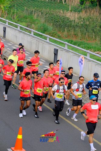 Race photo from CISANGKAN KBP CITY RUN 2025
