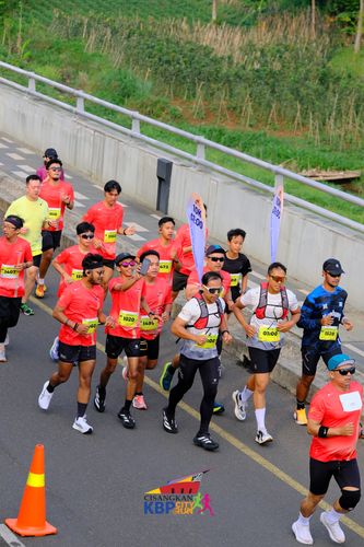 Race photo from CISANGKAN KBP CITY RUN 2025