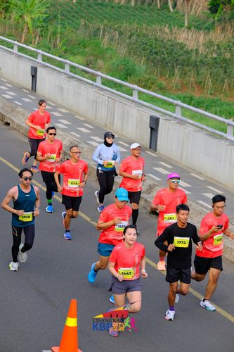 Race photo from CISANGKAN KBP CITY RUN 2025